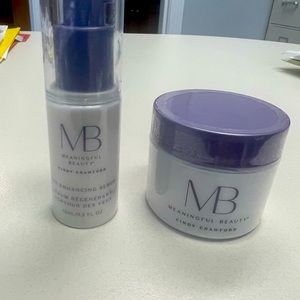 Meaningful beauty anti-aging night crème and eye serum